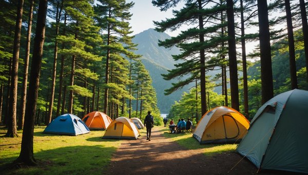 Les plus beaux spots de camping au japon à découvrir